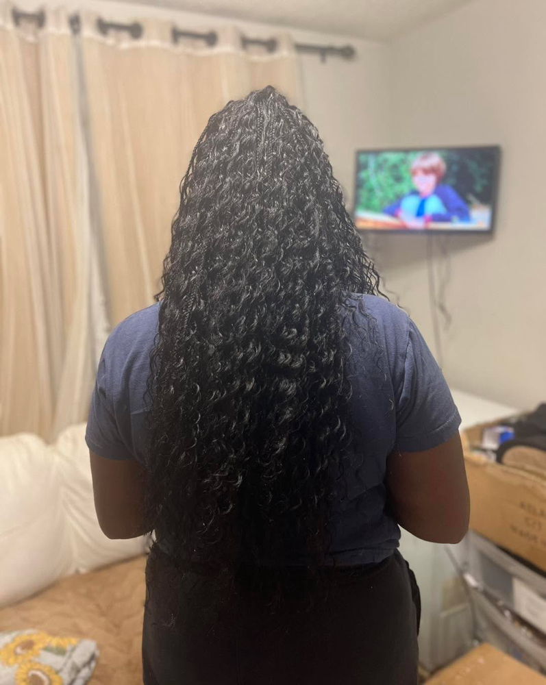 Boho Braids at Tima hair braiding in Greensboro, NC