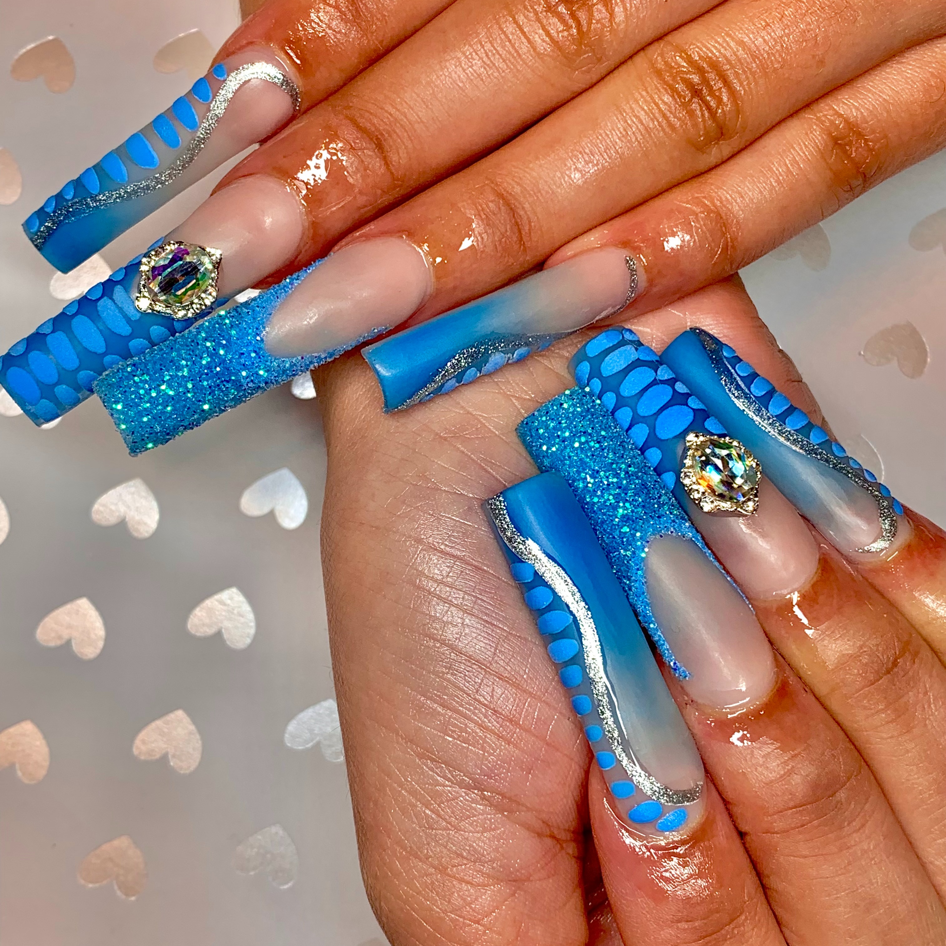 Full Set at October Nails LLC in Charlotte, NC