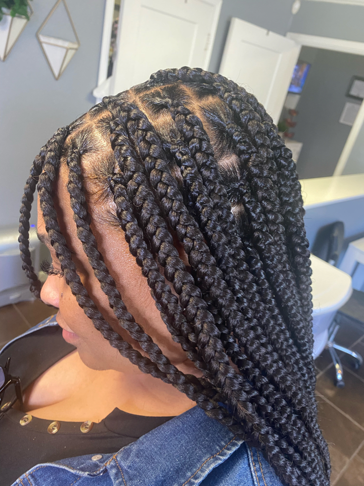 Knotless Box Braids Large