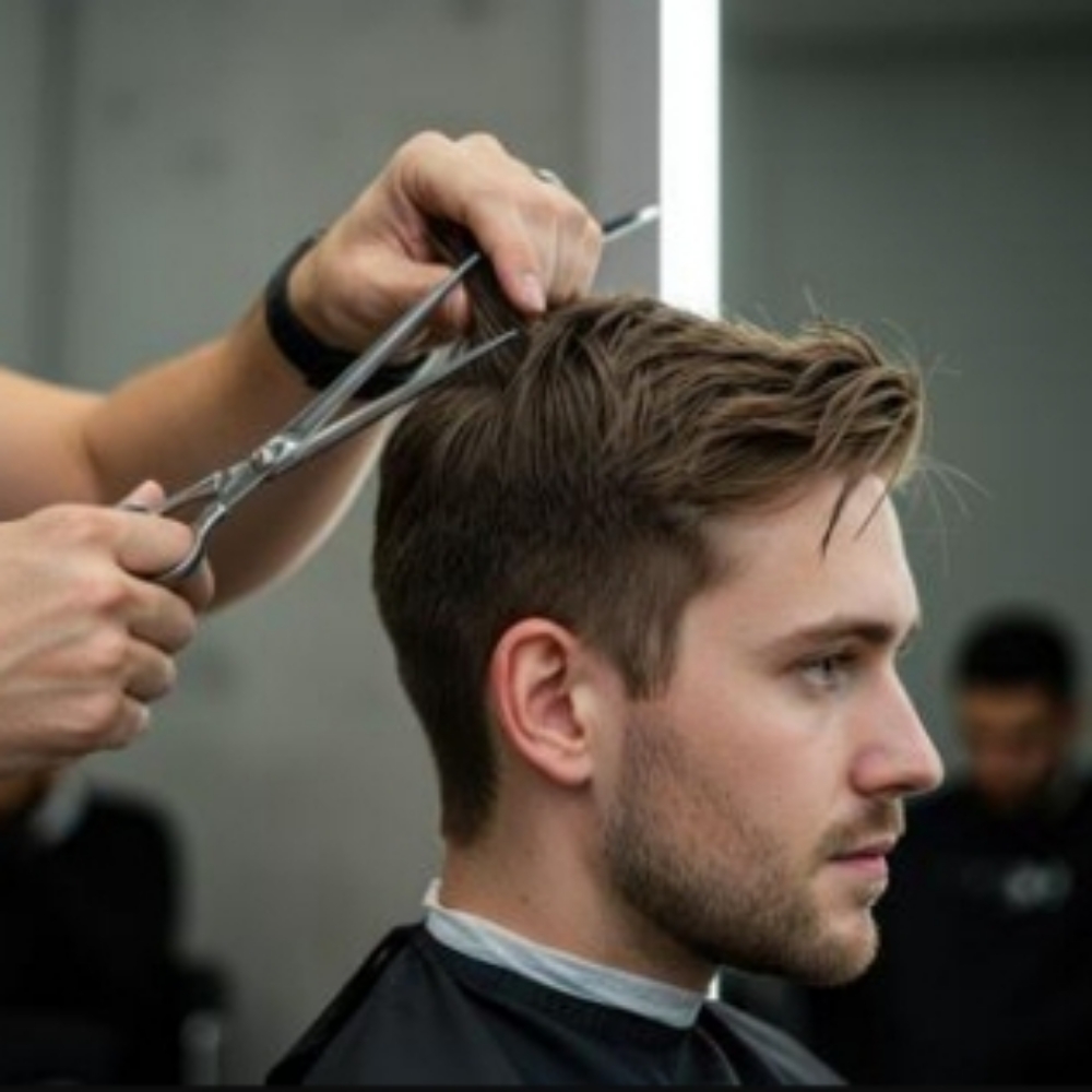Men's Haircut at Salon Elite in Adamsville, TN