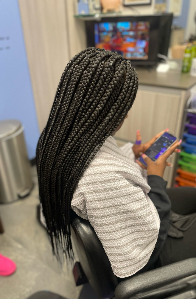 Traditional Box Braids Med Or Large