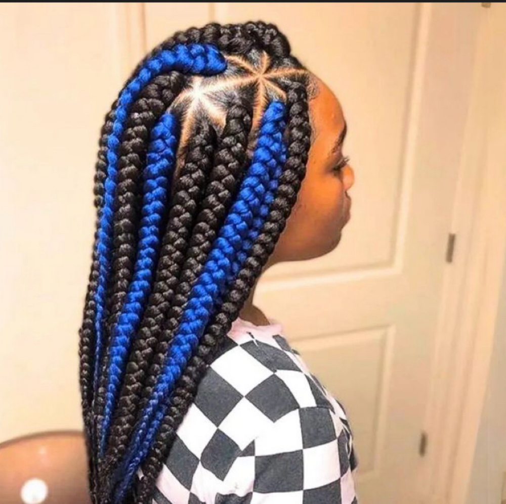 Jumbo Box Braids at Skinsational Beauty Boutique in Bethany, OK