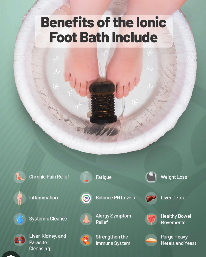 ionic foot bath