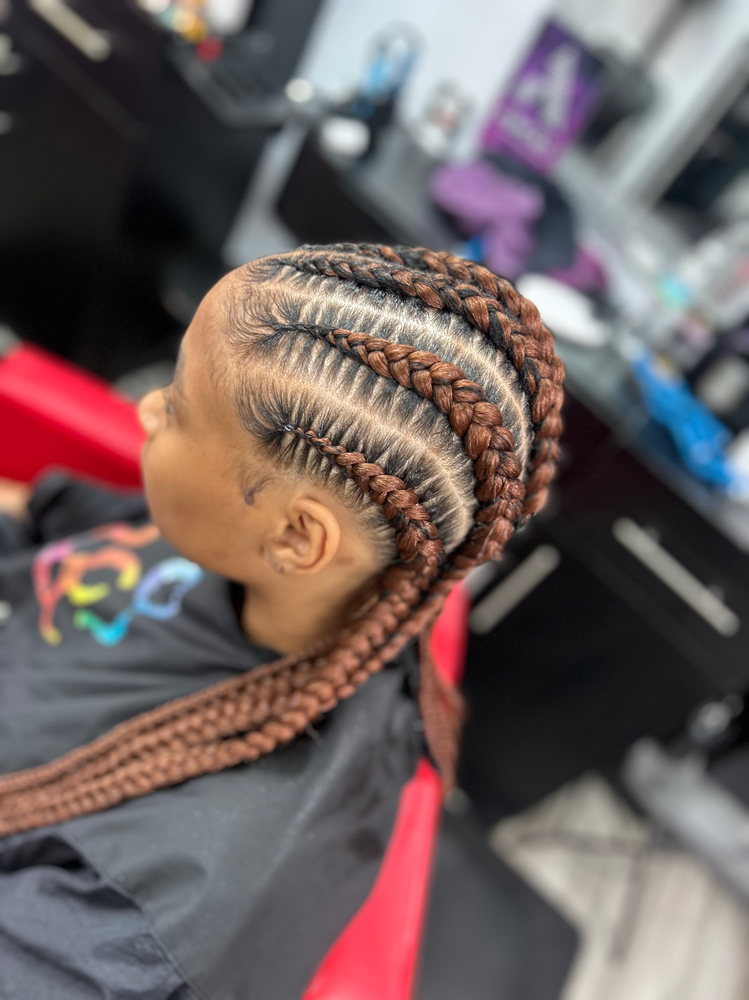 Cornrows w/ Extension at SimoneSlays in Elyria, OH