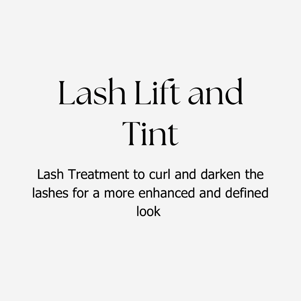 Lash Lift And Tint