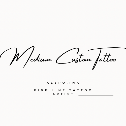 Medium Custom Fine Line Tattoo