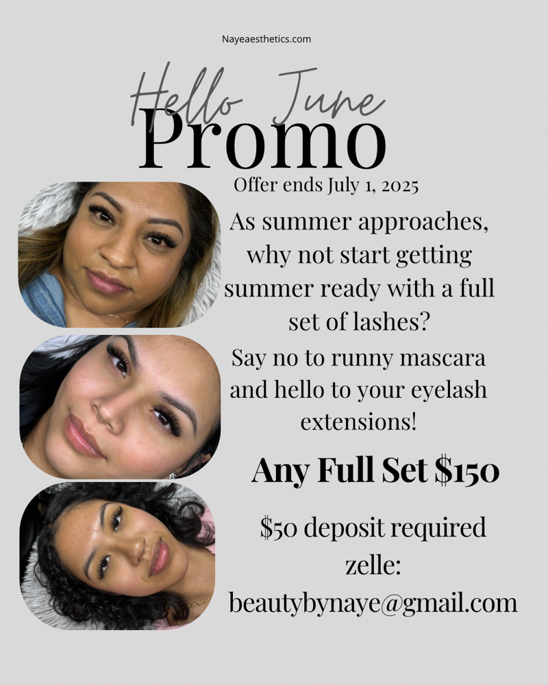 Hello June Promo| Any Full Set $150