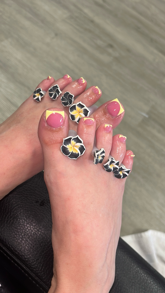 Acrylic Toe Full Set Freestyle