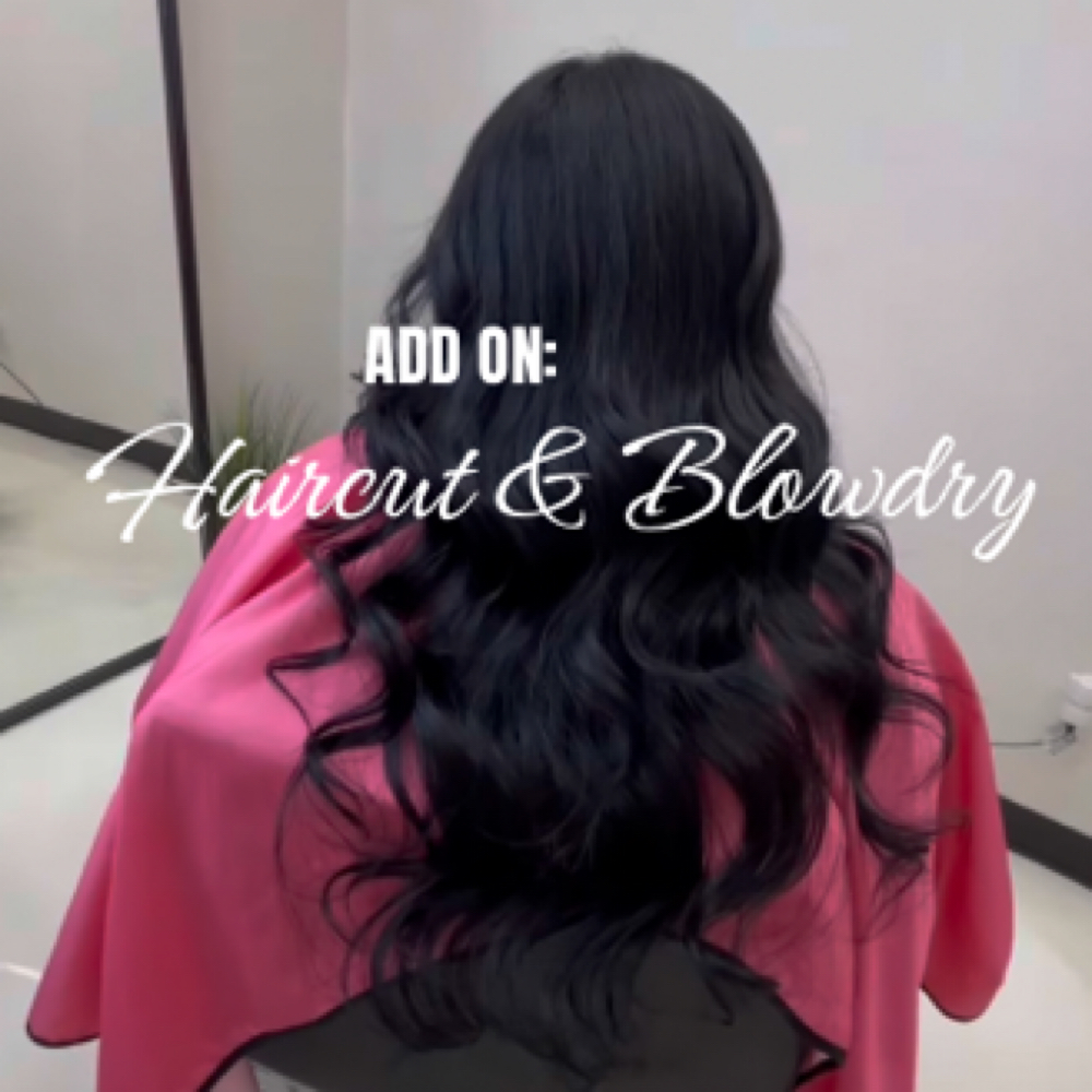Add On: Haircut & Blow Dry at Rosepedal Atelier in Moreno Valley, CA