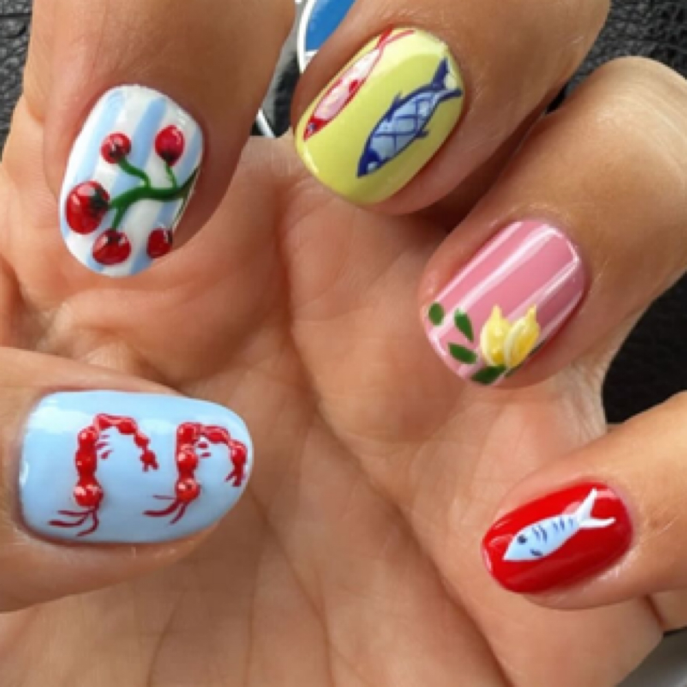 Gel Extension Fill +Nail Art at Marjorie Zotti in Vineyard Haven, MA