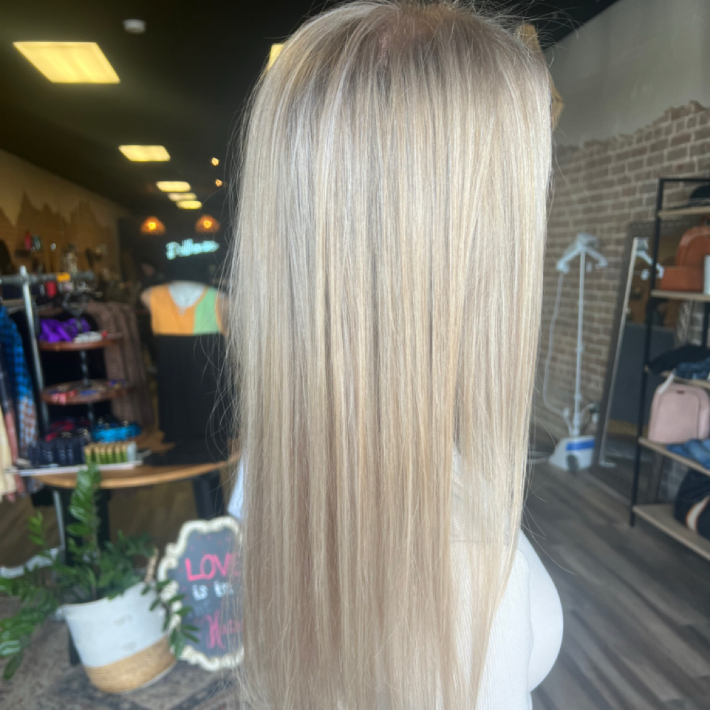 NEW CLIENT Color Service at Dollhouse Leslie Jordan in Sanger, TX