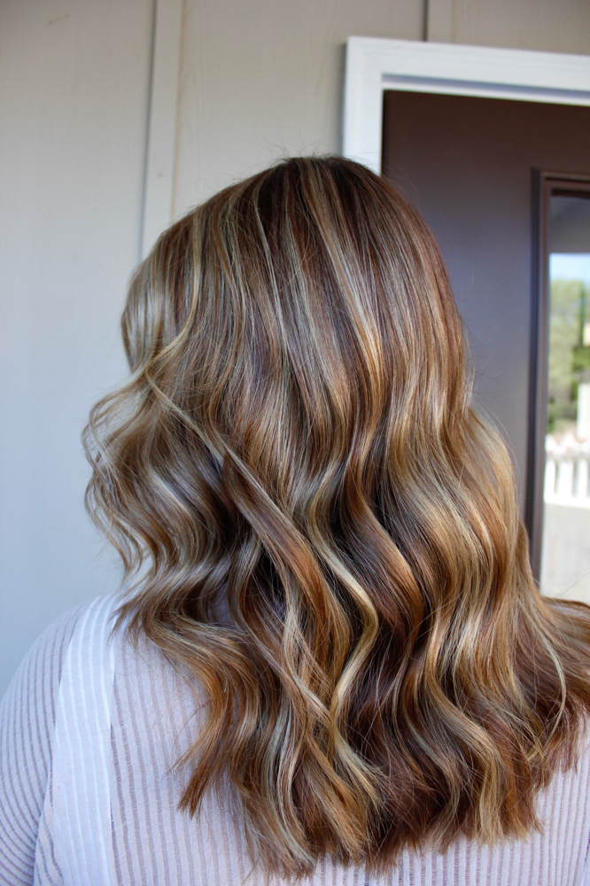 Full Head Balayage With Blowdry