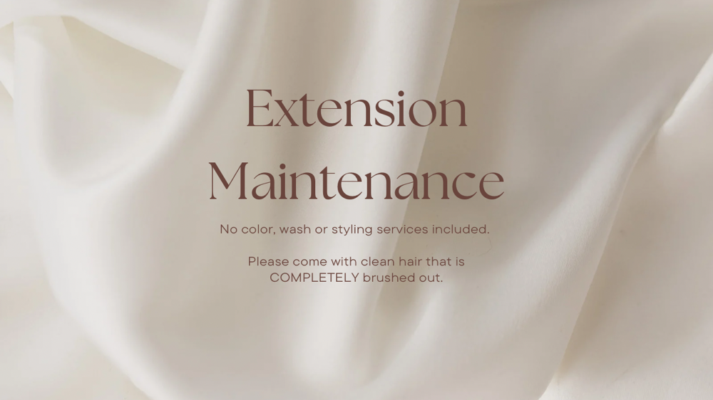 Extension Maintenance (Per Row)