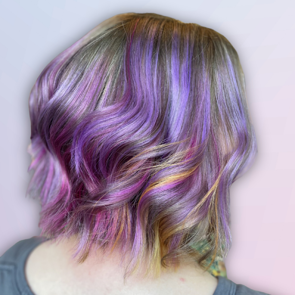 Vivid Color Research at volume hair salon in Bethesda, MD