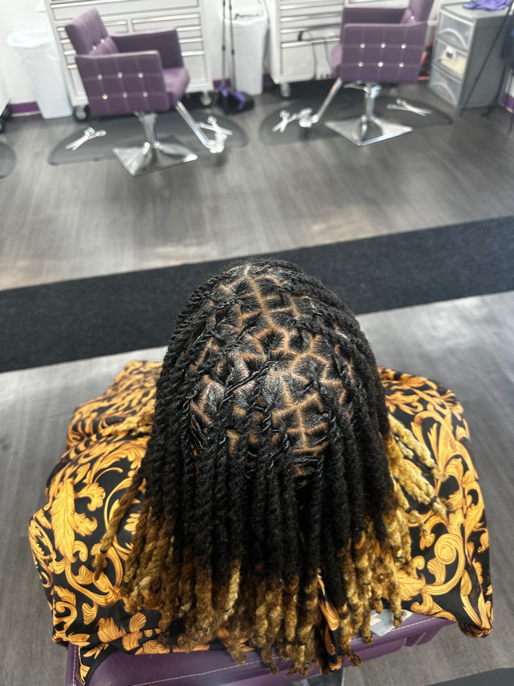 Locs Past Shoulders at Lee The Hair Magician LLC in Detroit, MI