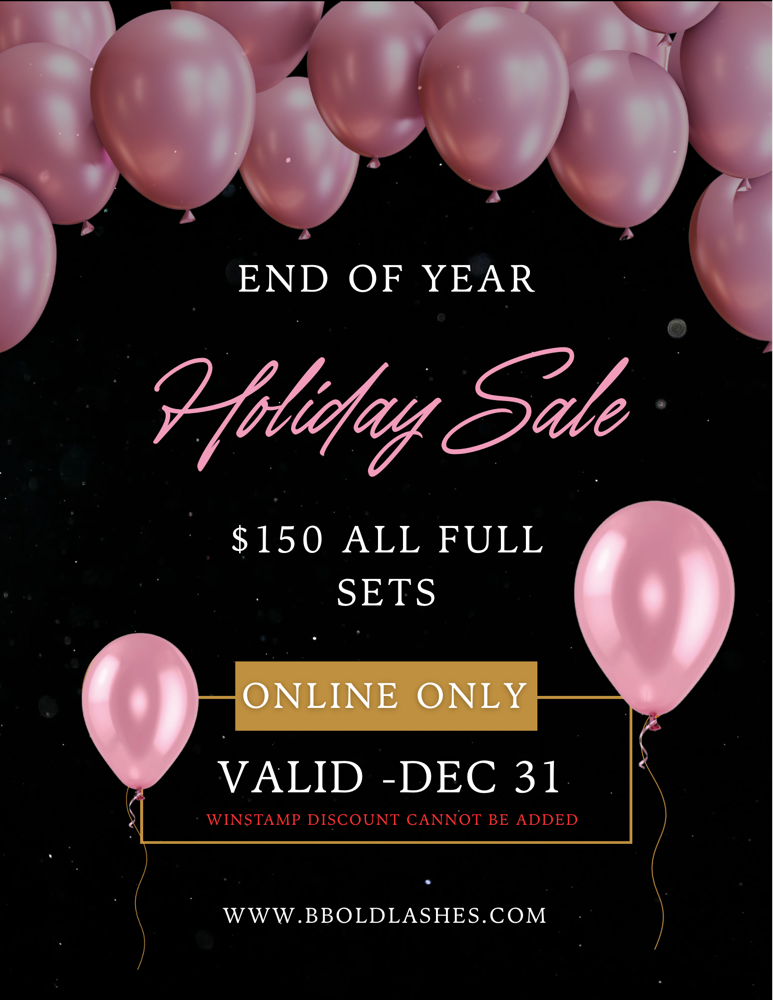 $150 Full Set Holiday Special