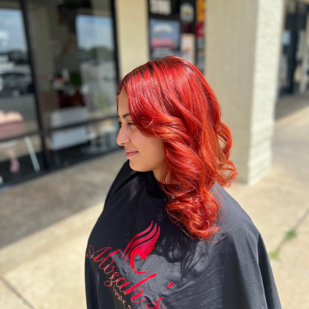 Hair color and hairstyle at Alizah’s Hair Salon in Indianapolis, IN