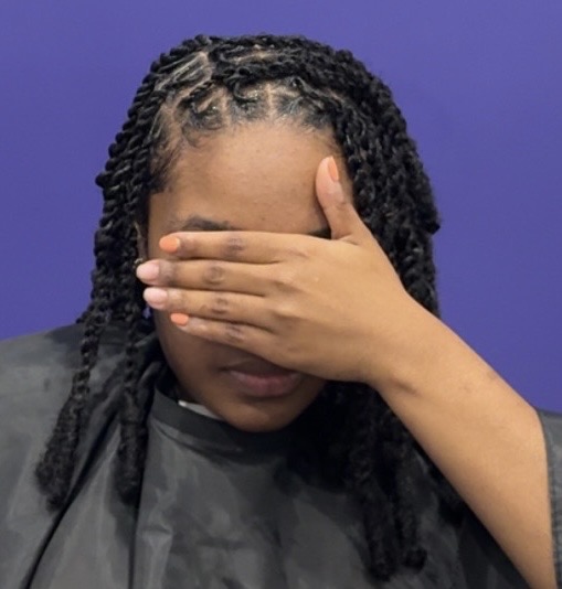 Shoulder Length Invisible Locs