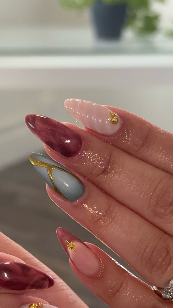 Long Acrylic Full Set