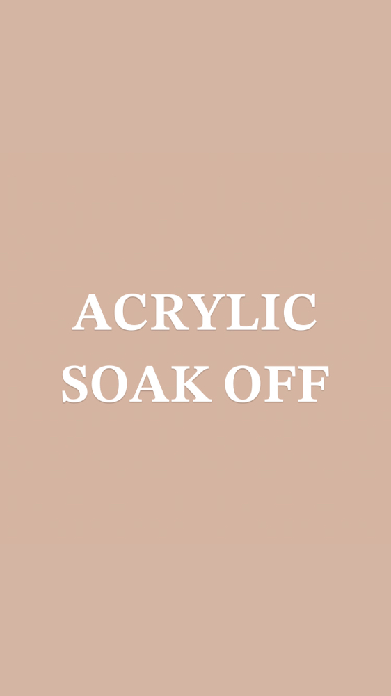 Acrylic Soak Off