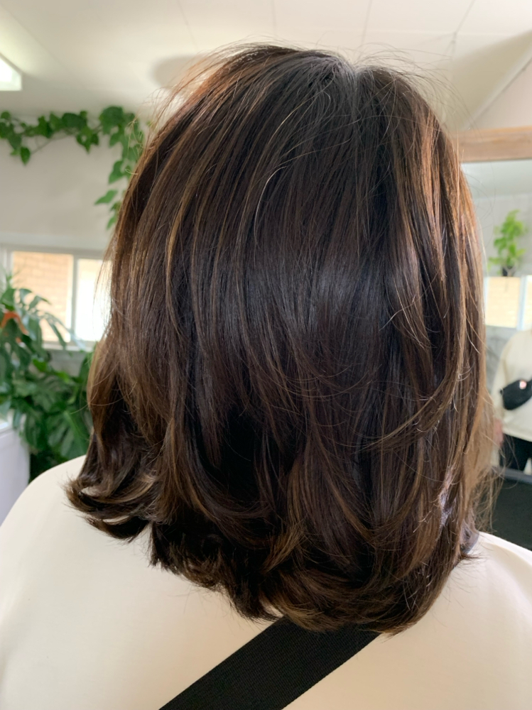 Color Retouch With Haircut