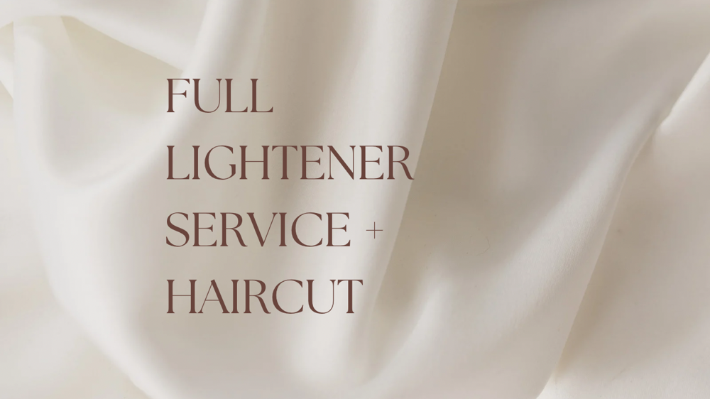 Full Lightener Service + Haircut