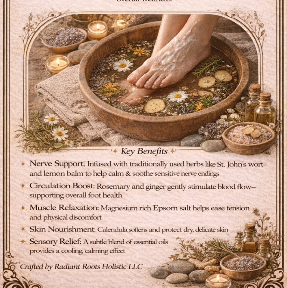 Neuropathy Relief Soak + Renewal at NailedxShelby in Bedford, PA