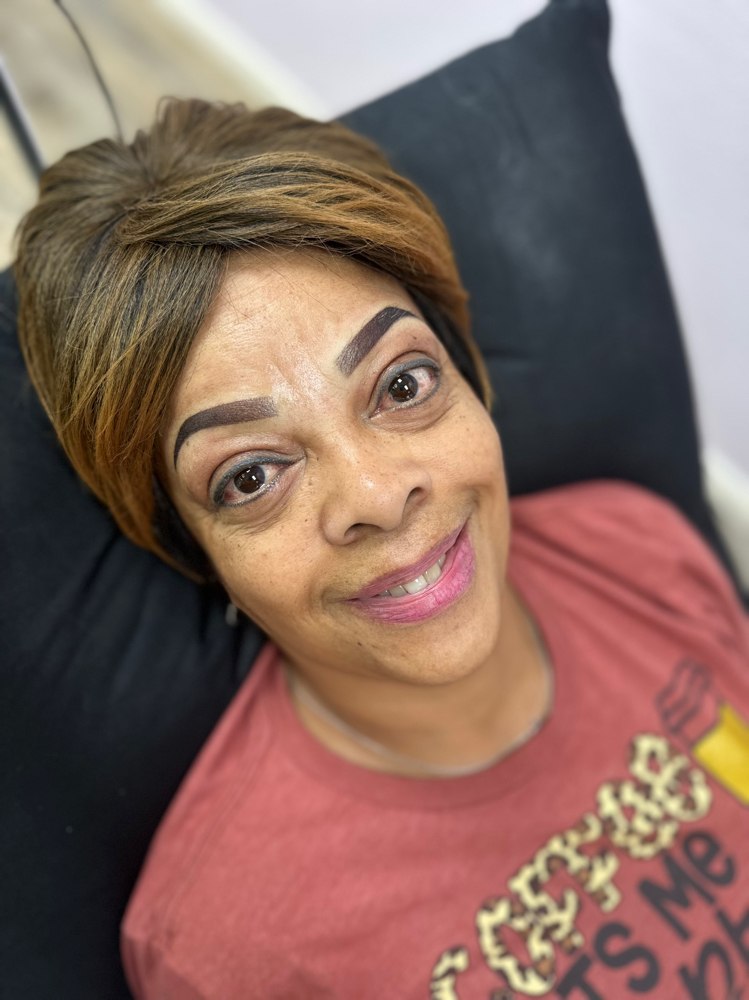 Powder Ombre Brows at Peridot Studio in Lubbock, TX