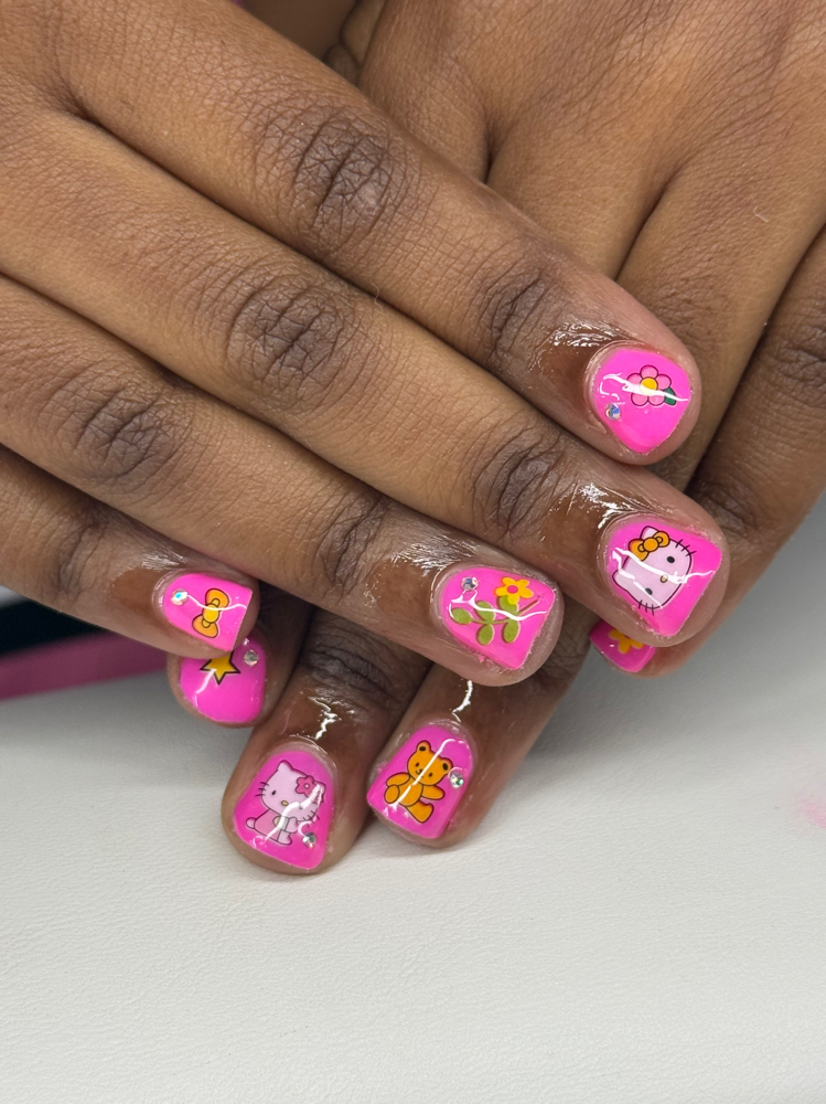 Kids Gel Manicure at Nailzbyqueenmac in Midwest City, OK