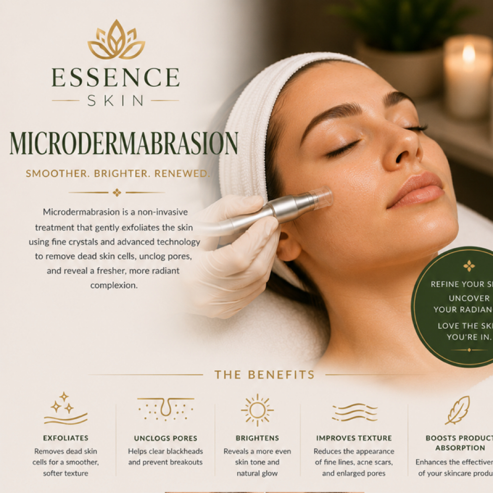 Microdermabrasion at ESSENCE SKIN in Chelmsford, MA