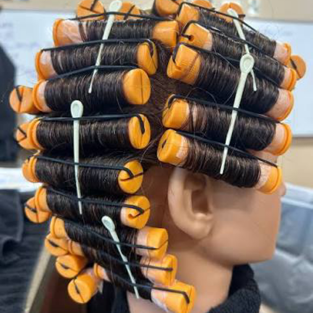 Perm at Mr. Carl's Hair & Nail Design in Somerset, MA
