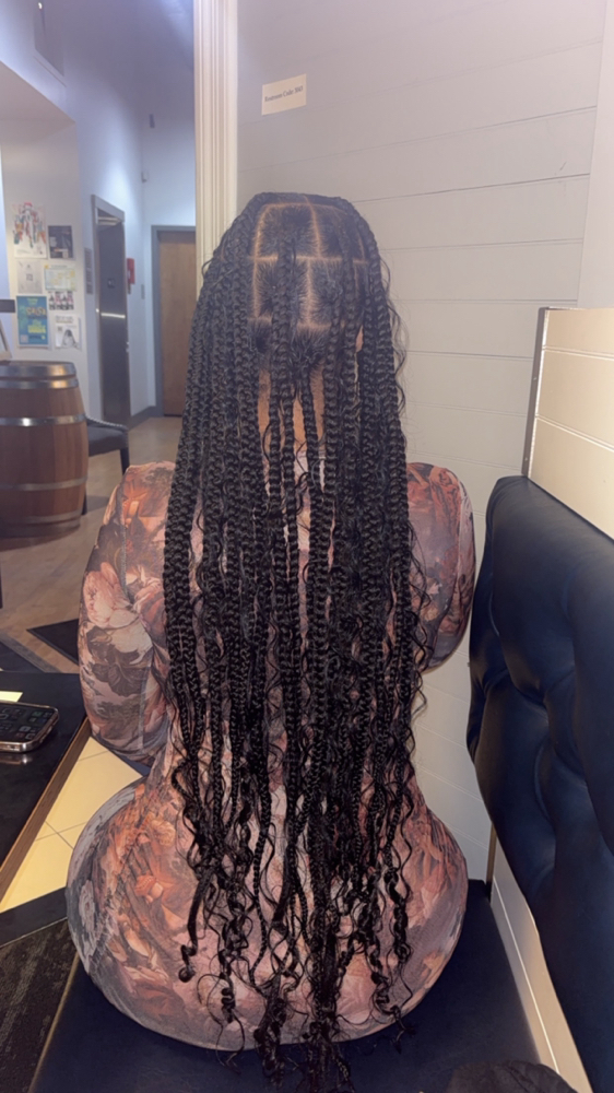 Extra Length Past Middle Of Back