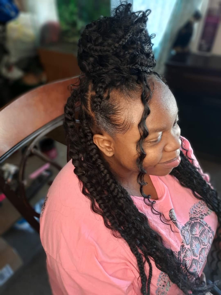 Boho Knotless Over LOCS