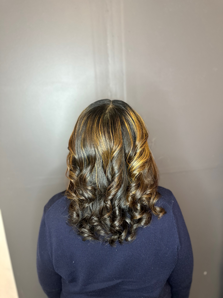 Luxury Silk Press Experience at Crowned Culture Hair Bar in Duncanville, TX