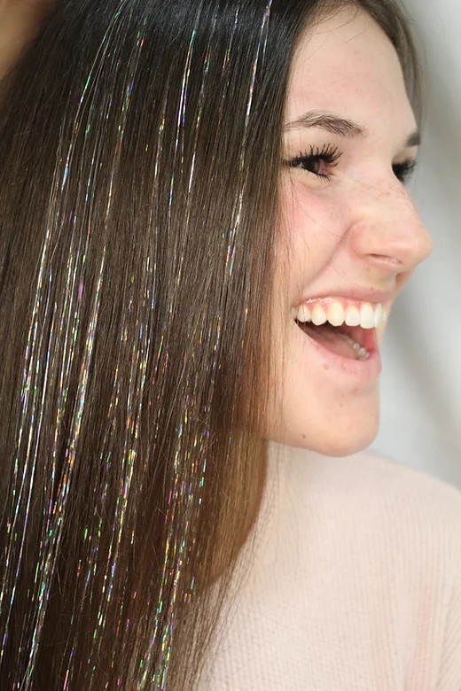 Hair Tinsel Extensions at NAIT Beauty in Coral Springs, FL