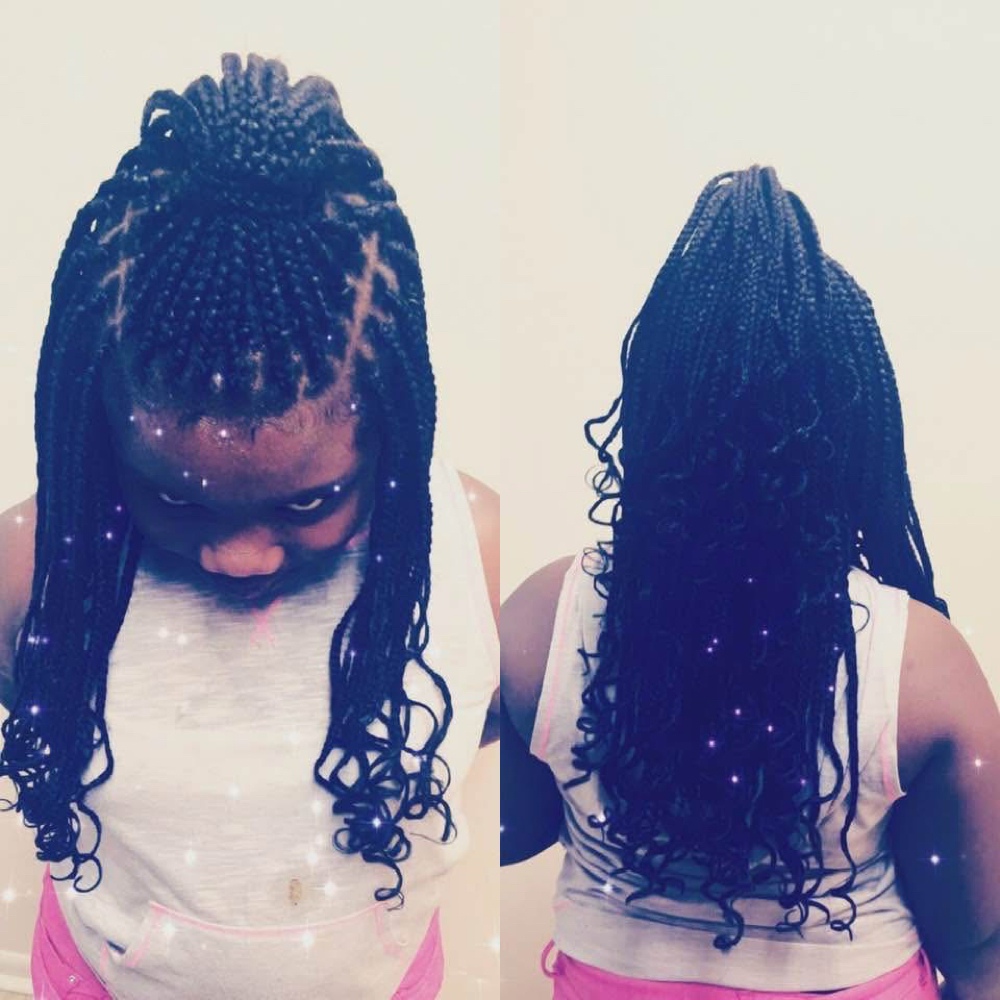 Small Knotless Braids at DeeplyRootedSalon in Iowa City, IA