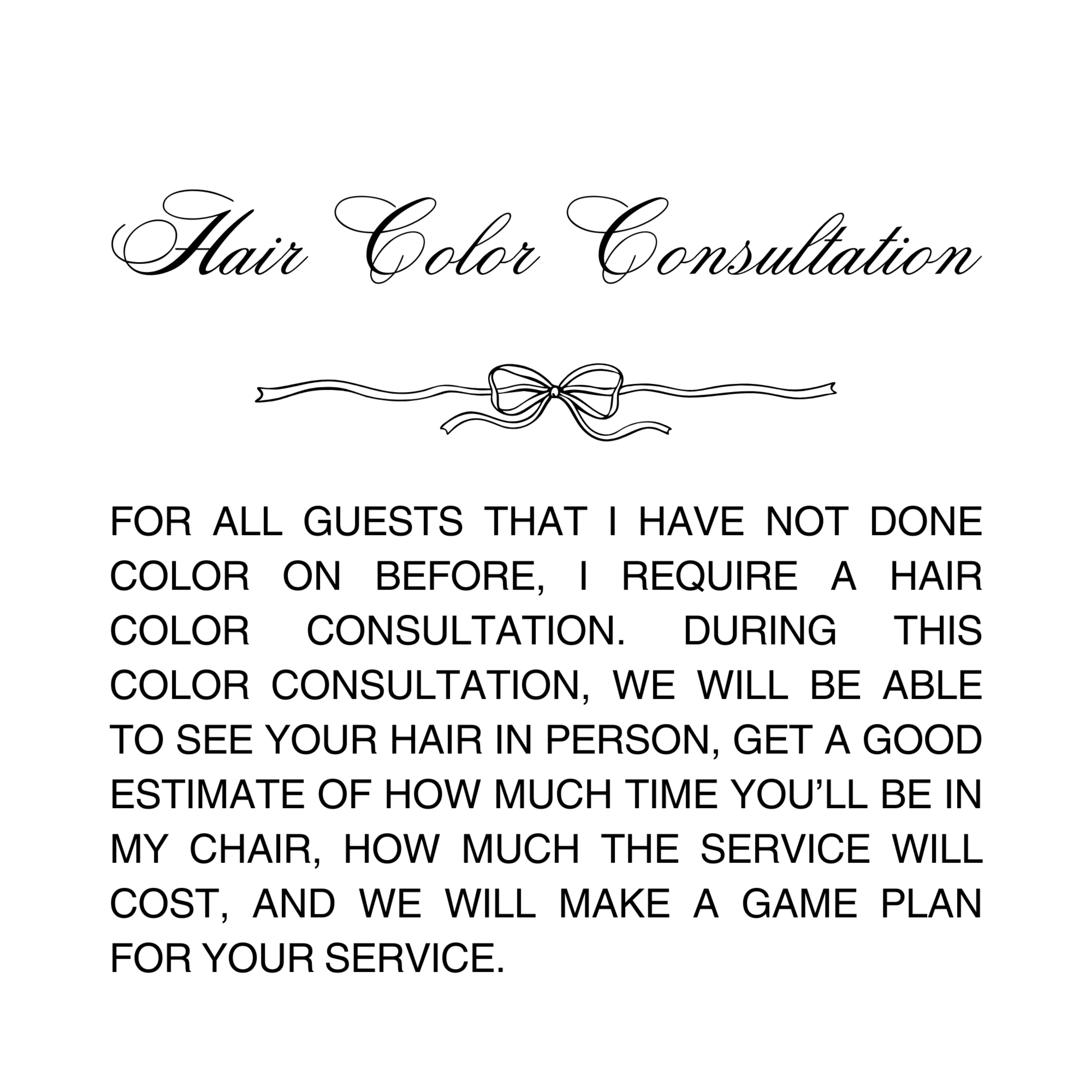 Hair Color Consultation at Hair By Katie-Ann in Beavercreek, OH