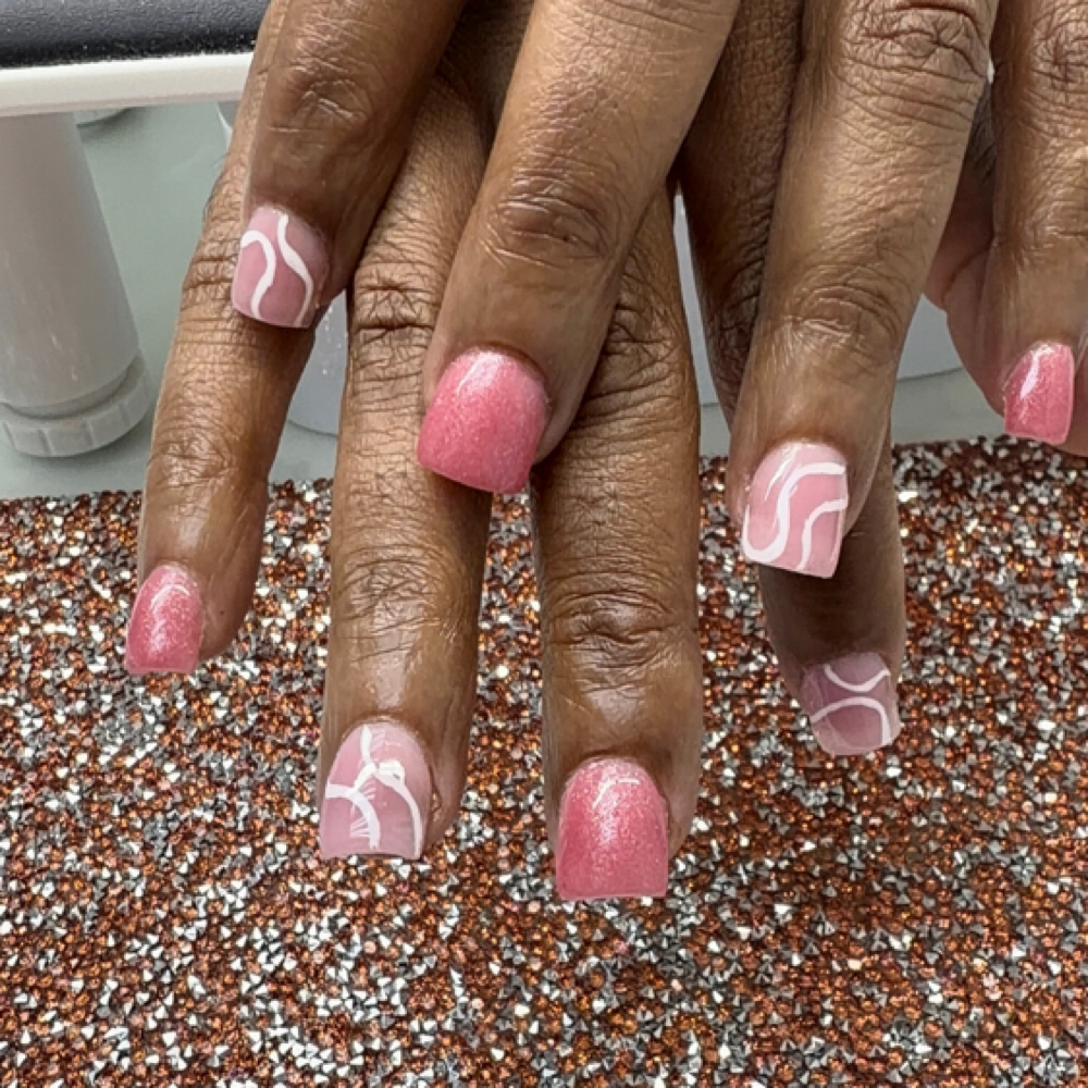POLYGEL FULLSET SHORT SQUARE at Koated by Kish Nail Studio in Forney, TX