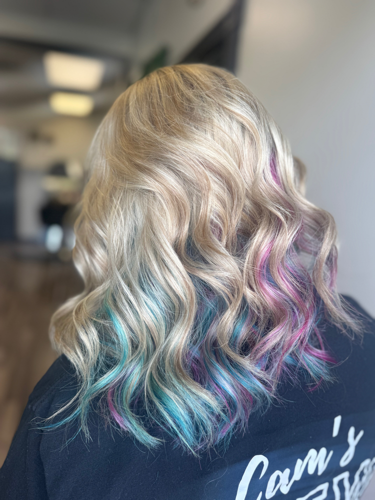 Partial Vivid with Full Highlight at Hair By Kacia in Chillicothe, OH