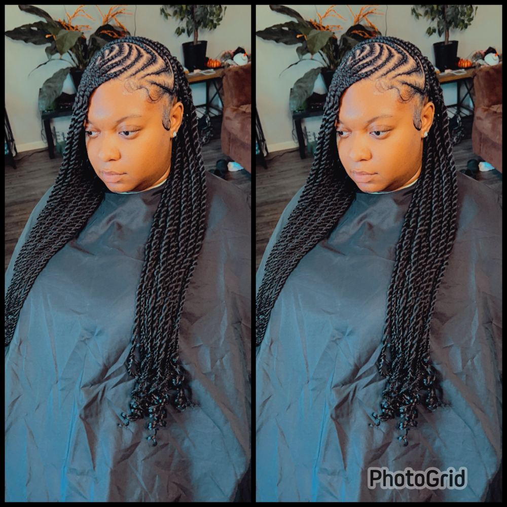 Lemonade Fulani Braid/Twist