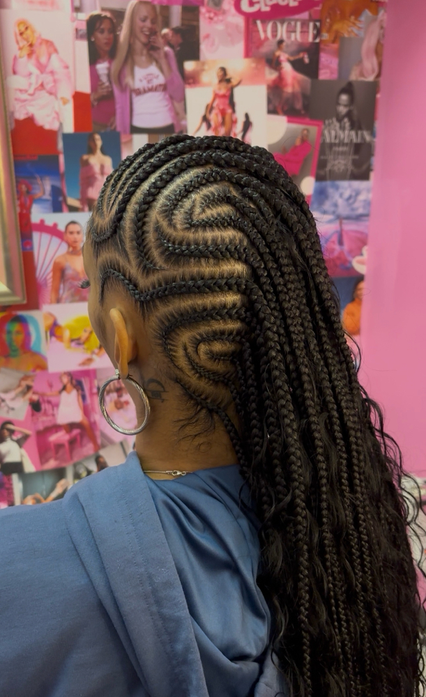 Braided Boho Mohawk