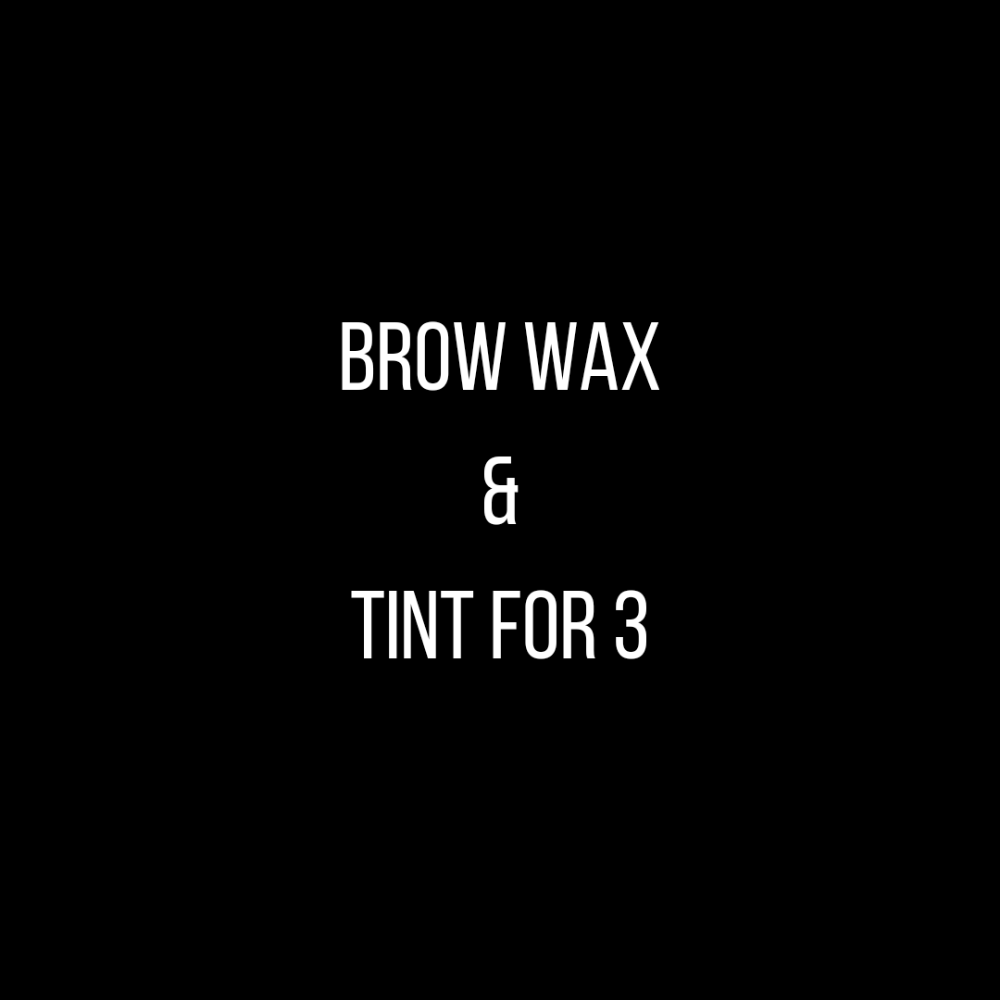Brow Wax & Tint For 3