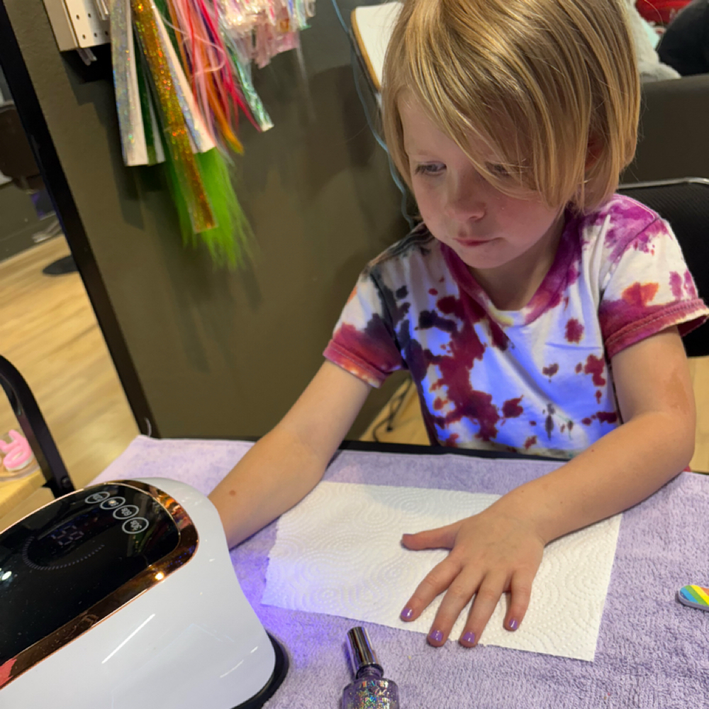 Kids Mani at Colorado Kids Salon & Spa in Longmont, CO