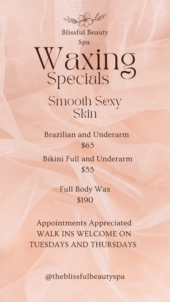 Waxing Specials May