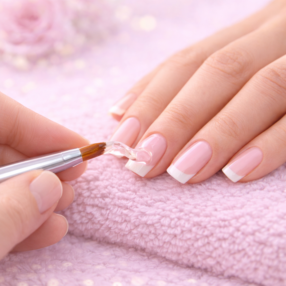 Builder Gel Overlay at Essence Nail Salon in Livingston, CA