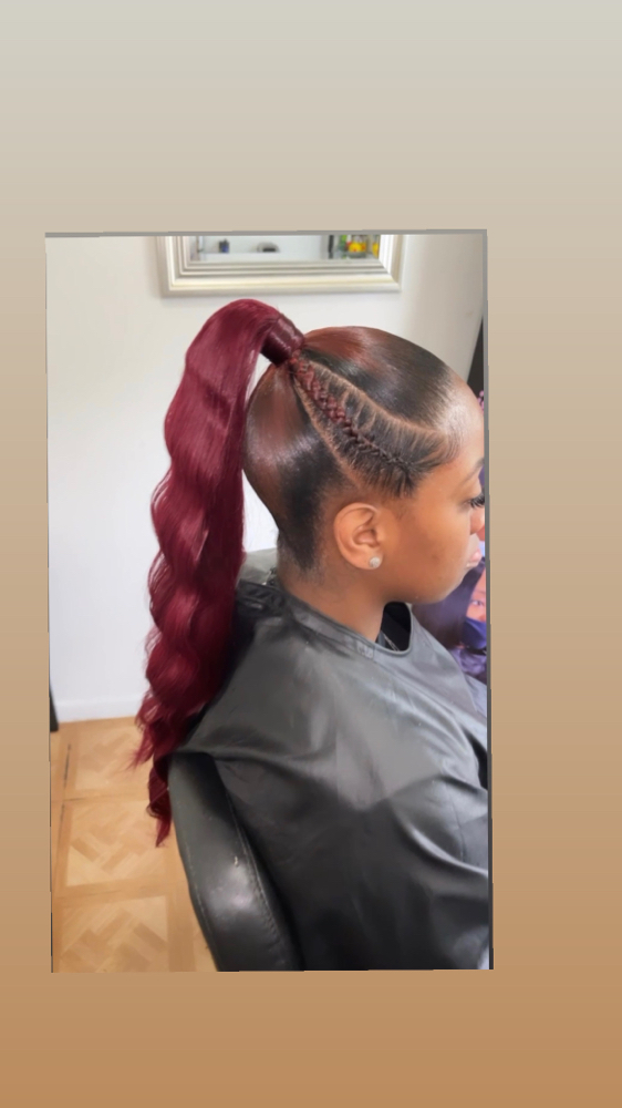 Ponytail With Braids