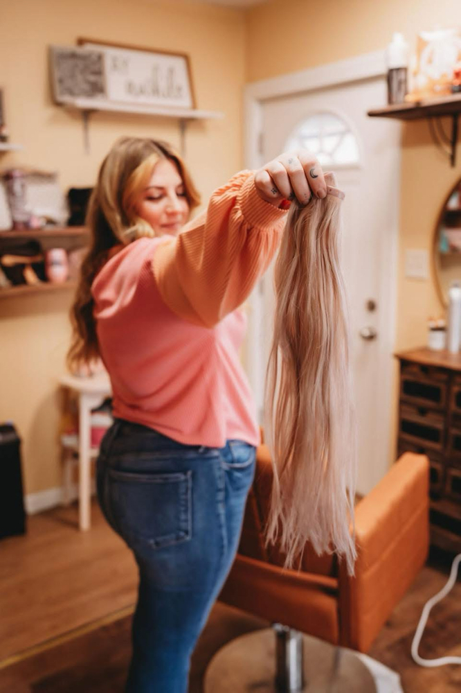 Hair Extension Installation- 1 Row