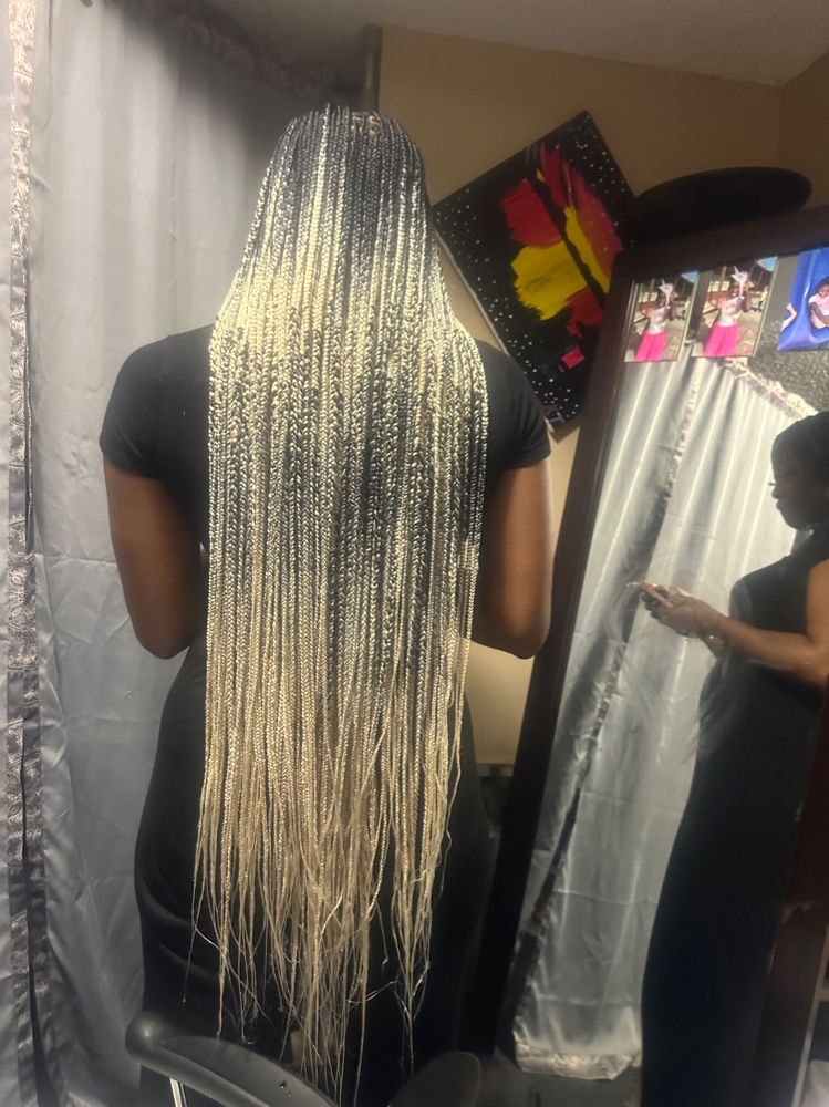 Long, small knotless