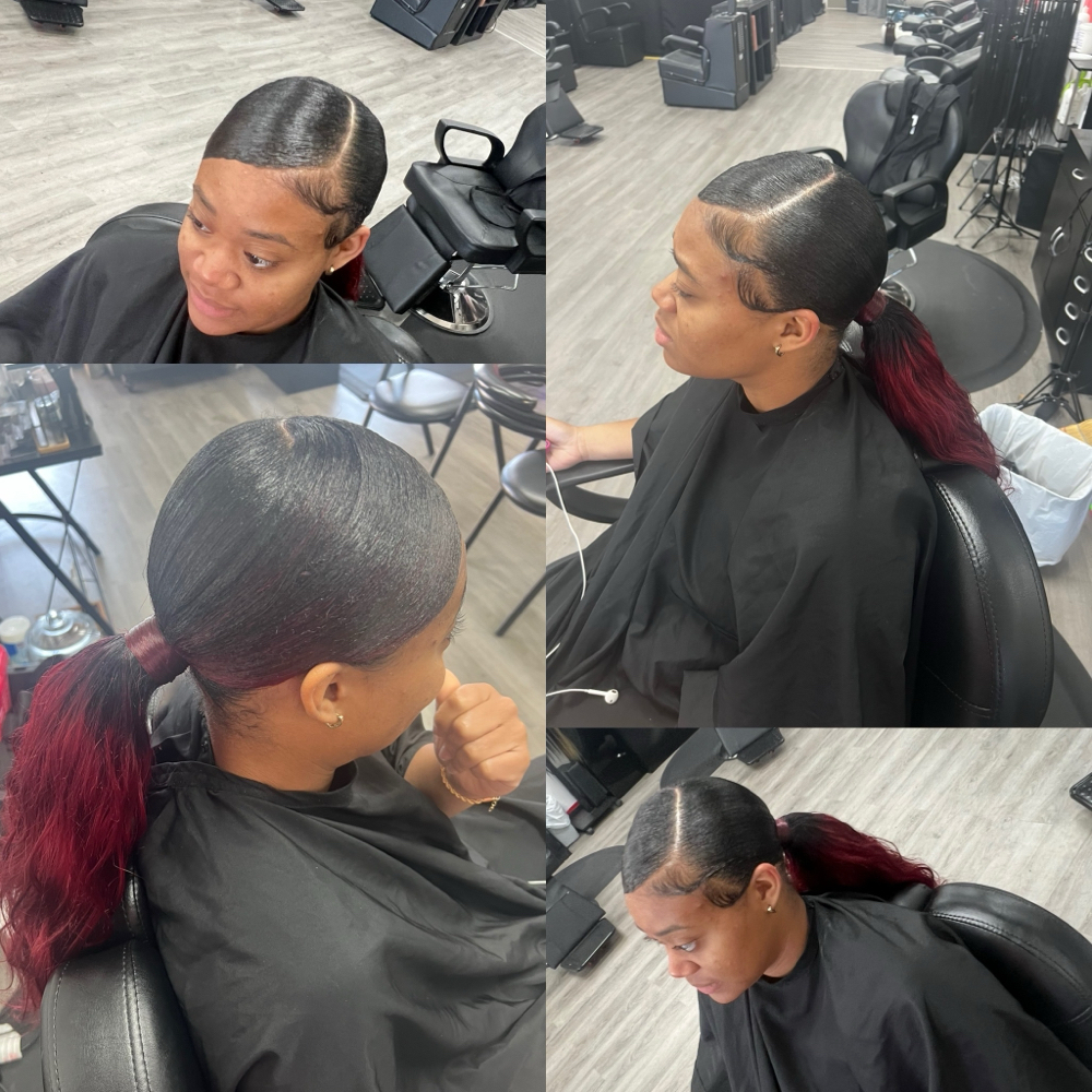 Extended Quickweave Ponytail at DA Hair Artistry in Westerville, OH