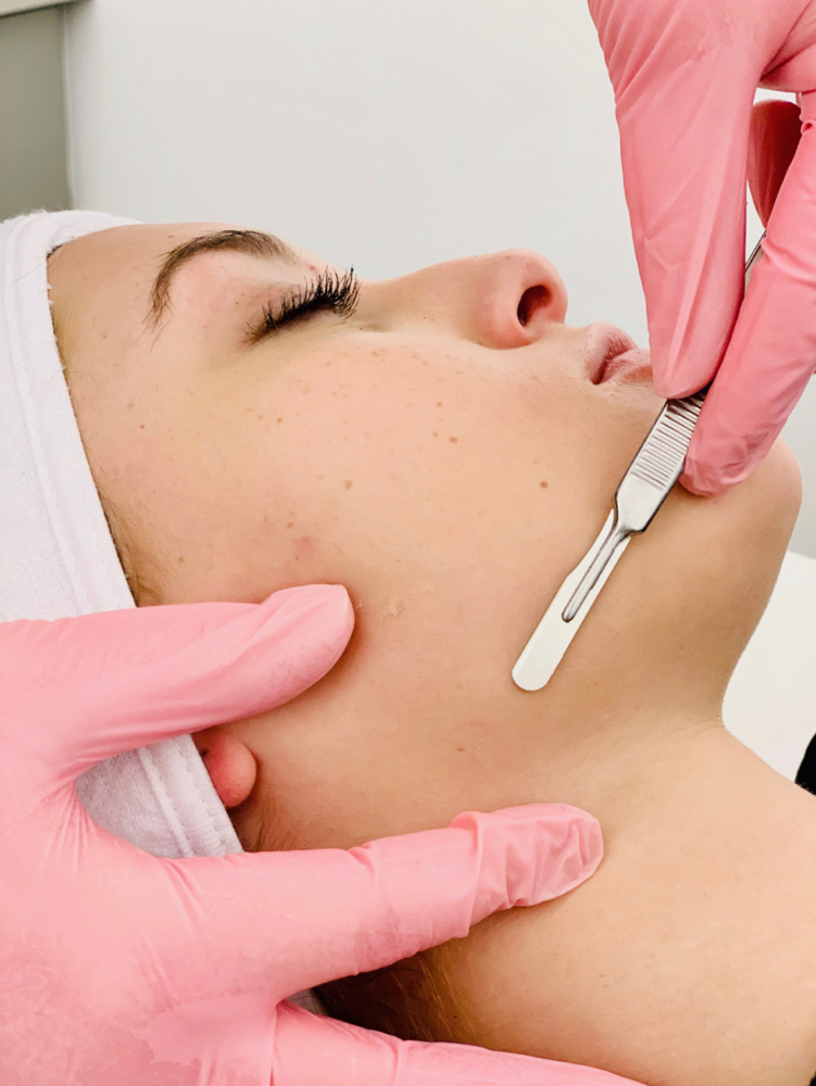 Dermaplane Deluxe Facial at Thirteen89 Salon in Hartselle, AL